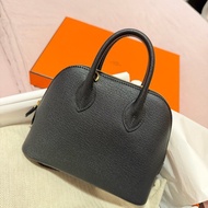 Hermes’s mini bolide 黑色山羊皮金扣