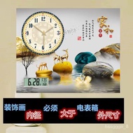 XY！【Perpetual calendar】Punch-Free Meter Box Decorative Painting with Clock Block Distribution Box Meter Box Painting Alu