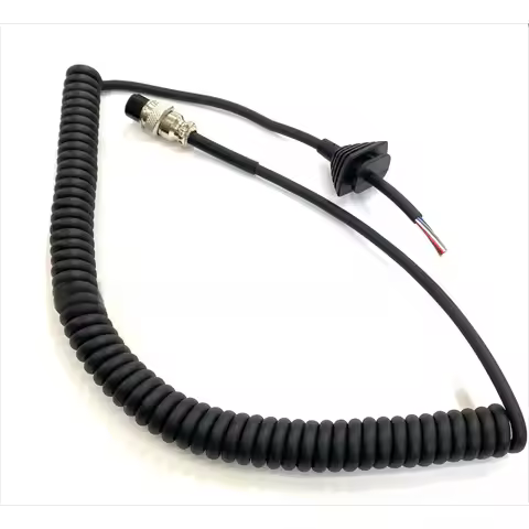 Handheld Microphone Cable for Two Way Radio Compatible with Alinco EMS 57 53 DR 635 620 435 Professi