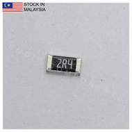 10PCS Taiwan-Grade 2.4R ±1%, 0603 SMD Resistor (2R4)