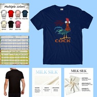 Stop Staring At My T-Shirt More Colors Available Milk Fiber Funny Rooster Design Humorous Statement 