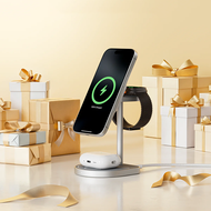 KUXIU | Triple Device Wireless Magnetic Charger for iPhone Watch Earphones