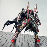 Ready Stock 012 [Graffiti Limited] MG 1/100GNX Doom Luck Style White Tiger Star Assembly Model Figur