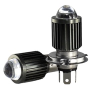Mini Headlights with H4 Legs, White and Yellow Headlights Mounted on All Car Models with H4 Legs..
