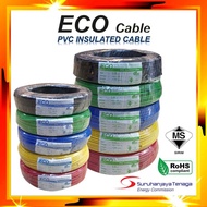ECO Cable 1.5mm 2.5mm PVC cable 100% full copper (SIRIM) / Kabel / Wayar Wiring / Wire