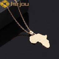 HEJOU African Map Africa Men Fashion New Country Chain Pendant
