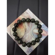 Gelang Batu Tabasheer / Batu Tok Wali Asli Lekat Magnet Saiz 12mm