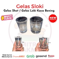 Clear Glass Shot Glass / Shot Glass Loki Glass Shot Glass