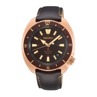 [Watchspree] Seiko Prospex Automatic Dark Brown Calf Leather Strap Watch SRPG18K1