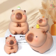 AVUKA Capybara Piggy Bank, Capybara Waterproof Crayon Capybara Piggy Bank, Piggy Bank Model Vinyl De