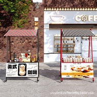 Outdoor Market Stall Stand Foldable Stall Stand Mall Mobile Promotion Flower Cart Display Stand Nigh