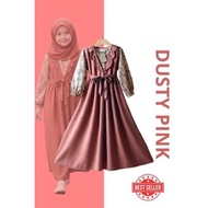 Girls' Party Dress Eid al-Fitr Gsmis Children's Games Tanggung Famis Kidz Latest Modern Hamis Latest