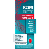 Kori Krill Oil Omega 3 Supplement, Antarctic Krill Oil with Superior Absorption vs Fish Oil Alternat