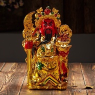Guan Gong Potrait God of War and Wealth Guan Gong Statue Decoration Shop Home Office Red Face Guan Gong Lord Guan the Se