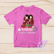sakura school simulator sahabat baju kaos anak sakura school simulator