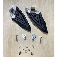 FOOT STEP PCX 150 PCX 150 REAR FOOT STEP 1 SET ALUMINUM (COVER+SET RIGHT LEFT+PIN)