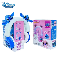 ใหม่ Disney Stitch ชุดหูฟังบลูทูธการ์ตูน Stitch Creative Plush หูฟังไร้สายอะนิเมะการ์ตูนน่ารักเด็กขอ