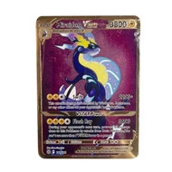 New Pokemon Metal Card Greninja Miraidon Rayquaza Vstar 3800 HP Pokemon Golden English Iron Cards Ki