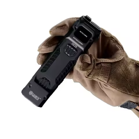 Nitecore EDC29 EDC Tactical Flashlight, 6500 Lumen USB-C Rechargeable Slim Flat Shape with Spotlight