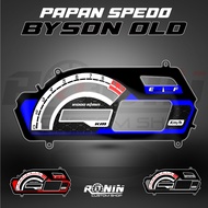 SPEEDOMETER PANEL SPEEDOMETER BOARD YAMAHA BYSON CARBON BYSON OLD MOTIF CAN REQUEST CUSTOM