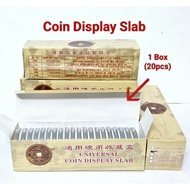 Coin Display Slab 1 Box (50pcs) Professional Collecting Supplies Coins