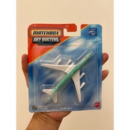 Matchbox Sky Busters Boeing 747-8 Lokelani Airlines Green White Mattel