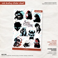 **STICKER SHEET** Solo Leveling Planner / Journal / Scrapbook / Diary / Stationery / Tumbler