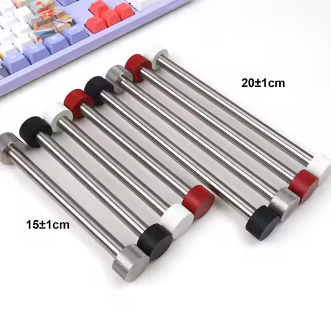 Custom Coiled USB C Keyboard Cable Protection Rod Coiled Keyboard Cable Weight Rod Reel Stick Cable 