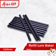 Black Glue Gun / Small Black Glue Gun Refill 20cm (7mm) / Glue Gun Refill / Glue Stick Origin