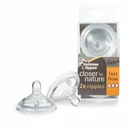 dot Tommee Tippee Nipple Fast Flow Teats 6m+