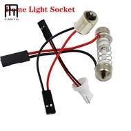 FANTUDZ 2pcs T10 Ba9s T4w Festoon Connector Wire Cables For All Car Light Led Panel Dome Light Socke