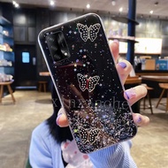 Ốp điện thoại cho OPPO A95 4G 5g bướm mềm trong suốt Bling long lanh Oppo A95 2021 Bìa