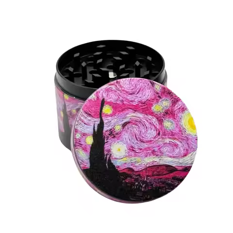Pink Starry Sky Metal Herb Grinder-50mm/2inch