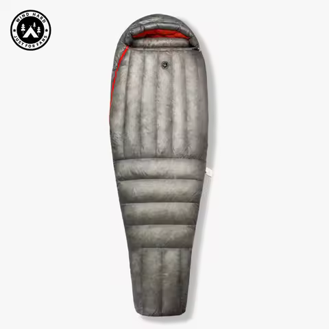 WIND HARD DUSK Upgrade 7D DWR Nylon 800FP Ultra Dry Sleeping Bag Down Pro Ultralight Camping Hiking 