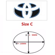 Nhãn dán xe bánh lái đuôi đề can Logo Bìa phía trước phía sau tấm gắn logo cho Toyota Altis RAV4 Cam