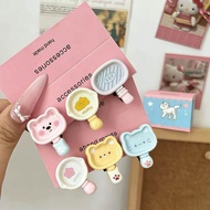 2 Yuan 88vp Two Yuan Free Shipping Merchant Goods Cartoon Forehead Clip Cute Soft Cute Trim Clip Fun