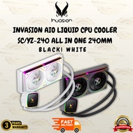 [INVASION SC-240 YZ-240] 240mm AIO CPU Liquid Cooler [Black / White]