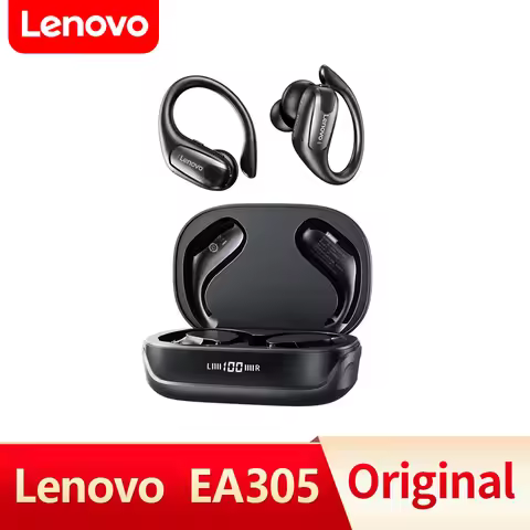 Lenovo EA305 Bluetooth 5.3 Earphones Wireless Headphones Noise Reduction Earhooks Waterproof Headset
