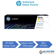 HP 204A Yellow Original LaserJet Toner Cartridge [CF512A]