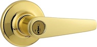 Kwikset 405DL-S Delta Keyed Entry Door Leverset with SmartKey - Polished Brass