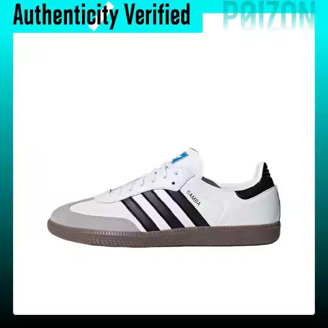 Adidas Originals SAMBA OG Low top German Army Trainers Unisex Black White Gray B75806