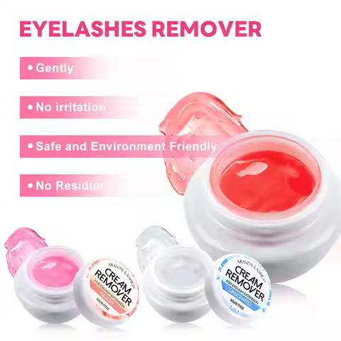 Fruit Flavour Eyelash Remover Glue Quick Unloading Adhesive Professional Cream Remover for Eyeslashe