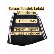 Men Shorts Seluar Pendek Lelaki Stretchy Waist Japan Import Preloved Vintage Bundle Borong 男士短裤松紧腰带日本二手衣服中古商品古着现货