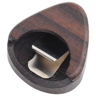 [2TPO] Premium Rose Wood Guitar Pick Box Heart Shaped Pick Box Paste Box for Standard Pick