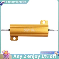 Screw Tab Wirewound Aluminium Resistor 1 Ohm 5% 50 Watt