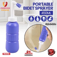 Portable Travel Bidet Sprayer 450ML Blue Bidet Sprayer | Portable Travel Portable Washing Tool 450ML