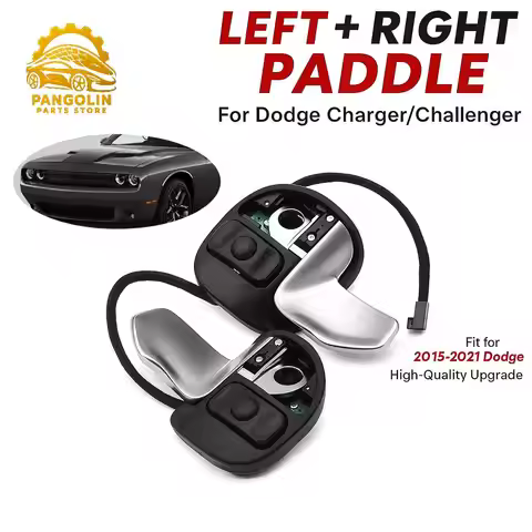 2PCS Upgraded Hellcat Paddle Shifter Set for 2015–2021 Dodge Challenger Charger 5RQ08DX9AC 5RQ09DX9A