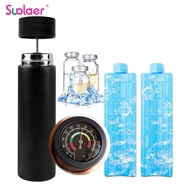 Suolaer Insulin Cooler Travel Case Display Temperature Cup Cooler Portable Refrigerator