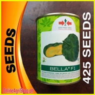 ▼ ❁ ✧ BELLA F1 HYBRID SQUASH SEEDS (50 GRAMS OR 425 SEEDS) EAST WEST SEEDS