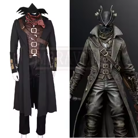 Bloodborne The First Hunter Gehrman Full Set Cosplay Costume Halloween Party Outfit Custom Made Any 